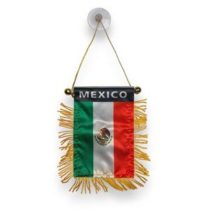 Mexico Flag, Mini Banner, Car Mirror, Window Flag